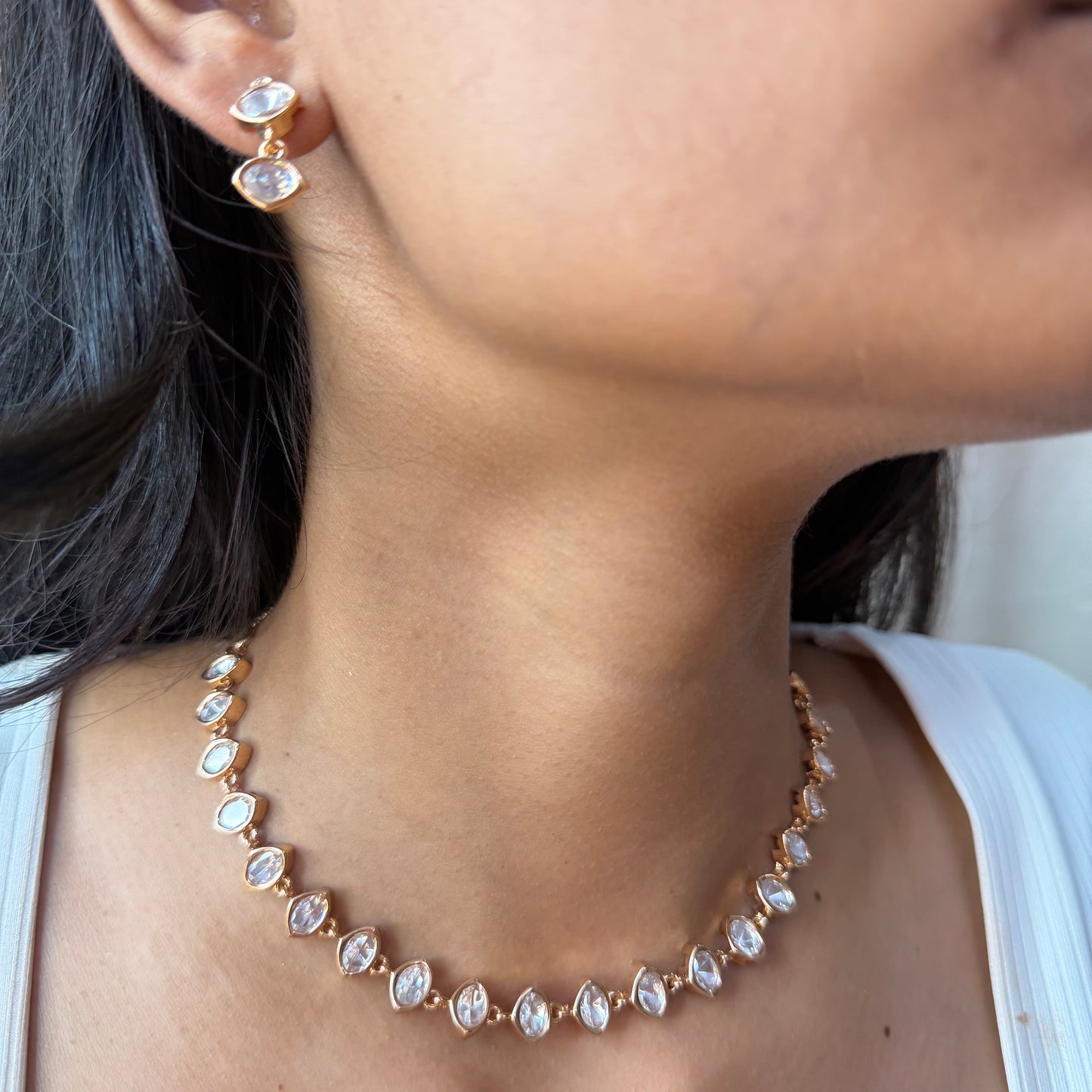 Moissanite Tennis Necklace