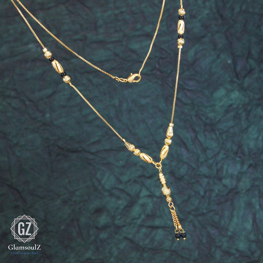 Elevate your everyday style with Glamsoulz' exquisite daily wear diamond mangalsutras. Modern designs, sparkling diamonds - shop now for timeless elegance! 